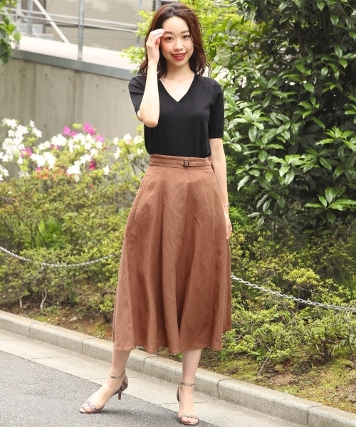 A part by（アパートバイ）の「洗える/14GクールミストVPOニット/SS　793361（ニット/セーター・レディース・ホワイト/ブラック/ベージュ/グリーン/ライトパープル/グレー/レッド/ホワイト系その他・MEDIUM/LARGE）」の11枚目の写真