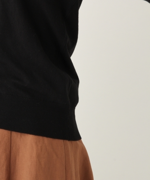 A part by（アパートバイ）の「洗える/14GクールミストVPOニット/SS　793361（ニット/セーター・レディース・ホワイト/ブラック/ベージュ/グリーン/ライトパープル/グレー/レッド/ホワイト系その他・MEDIUM/LARGE）」の13枚目の写真