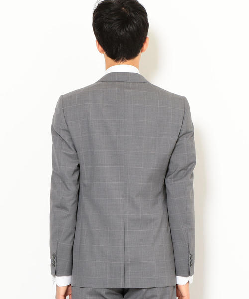 green label relaxing（グリーンレーベルリラクシング）の「TW ECO ウインドペン 2ボタン BK NTHP- ジャケット ＜COOL SUIT＞ ◆（スーツジャケット・メンズ・グレー/ネイビー・52/46/50/44/42/48）」の3枚目の写真