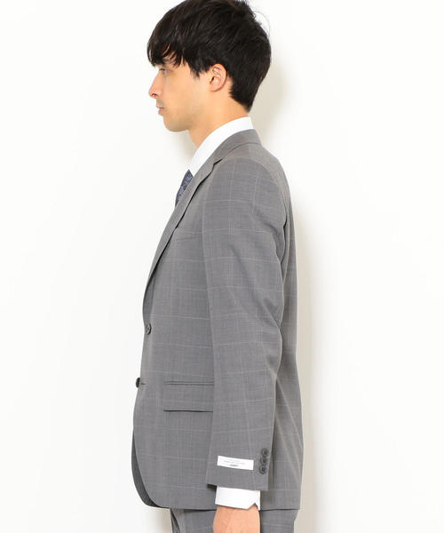 green label relaxing（グリーンレーベルリラクシング）の「TW ECO ウインドペン 2ボタン BK NTHP- ジャケット ＜COOL SUIT＞ ◆（スーツジャケット・メンズ・グレー/ネイビー・52/46/50/44/42/48）」の10枚目の写真