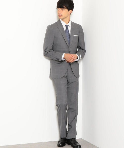 green label relaxing（グリーンレーベルリラクシング）の「TW ECO ウインドペン 2ボタン BK NTHP- ジャケット ＜COOL SUIT＞ ◆（スーツジャケット・メンズ・グレー/ネイビー・52/46/50/44/42/48）」の9枚目の写真