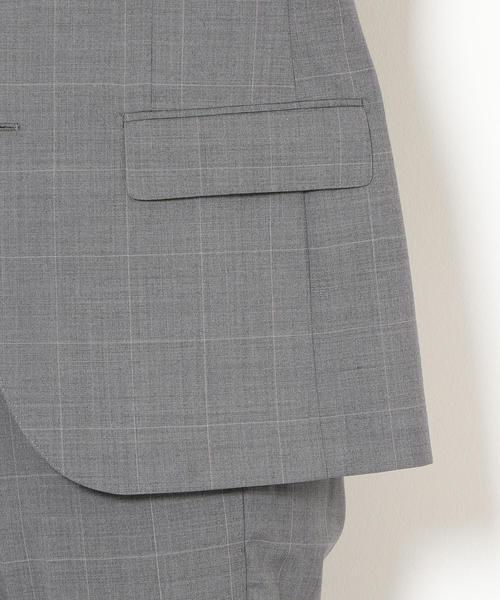 green label relaxing（グリーンレーベルリラクシング）の「TW ECO ウインドペン 2ボタン BK NTHP- ジャケット ＜COOL SUIT＞ ◆（スーツジャケット・メンズ・グレー/ネイビー・52/46/50/44/42/48）」の6枚目の写真