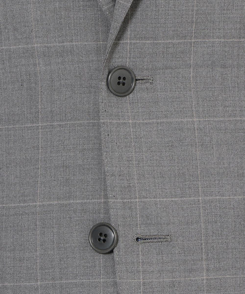 green label relaxing（グリーンレーベルリラクシング）の「TW ECO ウインドペン 2ボタン BK NTHP- ジャケット ＜COOL SUIT＞ ◆（スーツジャケット・メンズ・グレー/ネイビー・52/46/50/44/42/48）」の4枚目の写真