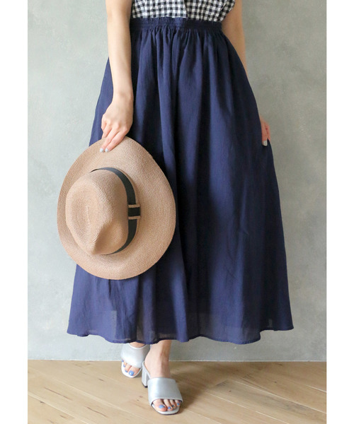 LBC(エルビーシー)の「4枚ハギカラースカート(スカート・レディース・グリーン/ネイビー/パープル・M/L)」の1枚目の写真