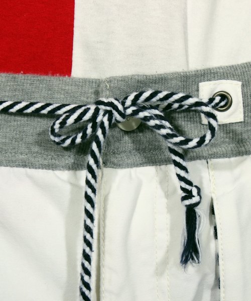 ８(eight)（エイト）の「ボーダー チノ クロップドパンツ ７分丈（チノパンツ・メンズ・ホワイト/ネイビー/ブラウン・MEDIUM/LARGE）」の10枚目の写真