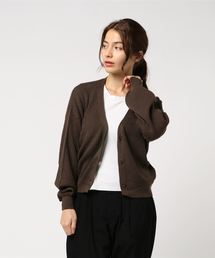 AMERICAN HOLIC | ・長袖ワッフル編みVネックカーディガン(カーディガン/ボレロ)