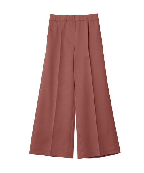 Pierrot(ピエロ)の「360°美脚見え ワイドパンツフルレングス センタープレス(その他パンツ・レディース・ホワイト/ブルー/ライトカーキ/グレイッシュベージュ/グレー/モカ/ブルーグリーン/スモークピンク/チャコール/ブラック/グリーン/ホワイト系その他/ネイビー/サンドベージュ/ピンクベージュ/ブラック系その他/ブラウン系その他/パープル系その他/キャメル/ブルー系その他/ベージュ系その他/グリーン系その他/ラベンダー/イエロー/テラコッタ/イエロー系その他/ベージュ系その他2/ブルーパープル/ブラウン系その他2/ピンク系その他・L/M)」の11枚目の写真