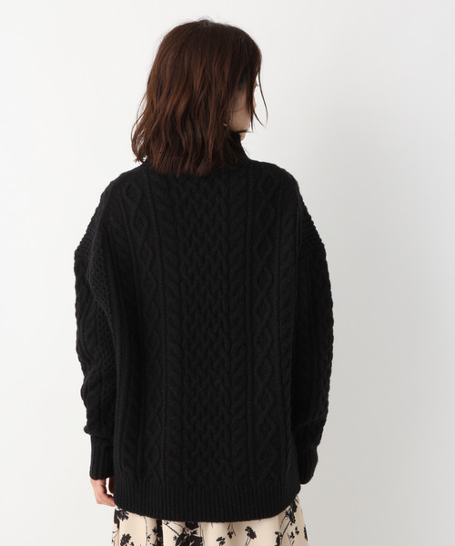 A part by（アパートバイ）の「3GWNアラン/タートルPO 804119（ニット/セーター・レディース・ホワイト/ブラック/ベージュ/ブルー/パープル・FREE）」の13枚目の写真