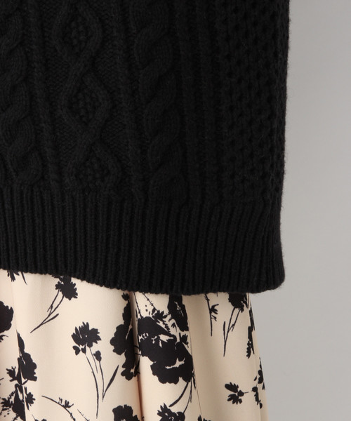 A part by（アパートバイ）の「3GWNアラン/タートルPO 804119（ニット/セーター・レディース・ホワイト/ブラック/ベージュ/ブルー/パープル・FREE）」の17枚目の写真