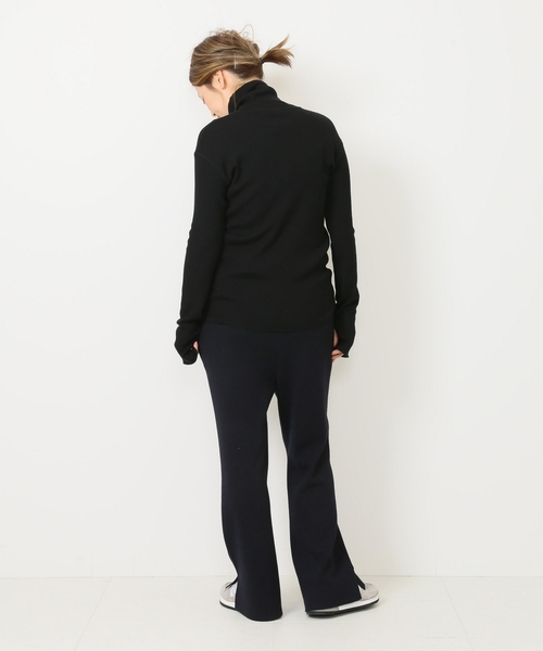 Deuxieme Classe 定番ribパンツ　黒 Deuxieme Classe（ドゥーズィエムクラス）の「Rib パンツ