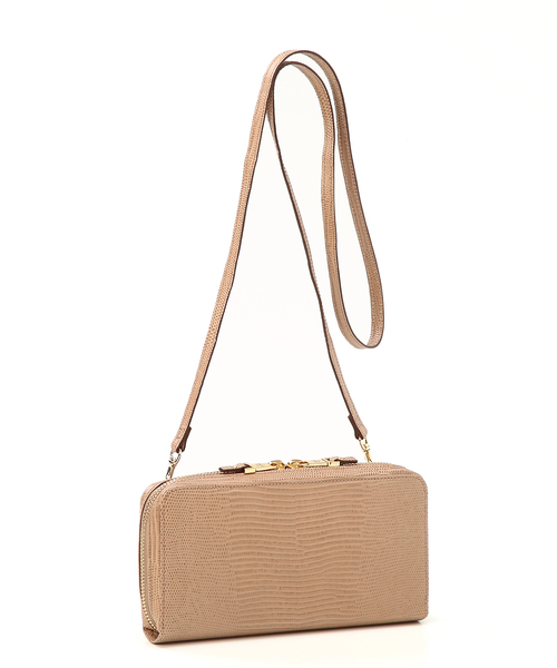 【美品♡】大人気TOPKAPI リザード型押しショルダー2way 良品】TOPKAPI 2way リザード型押し ショルダーバッグ ピンク