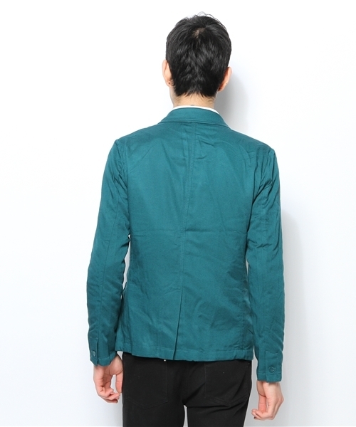 WEGO（ウィゴー）の「WEGO/コットンレーヨンテーラードジャケット（テーラードジャケット・メンズ・グリーン系その他/ネイビー/ワイン・LARGE/MEDIUM）」の14枚目の写真