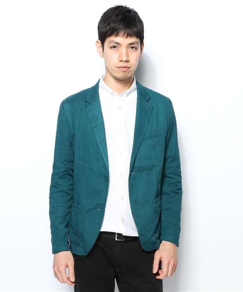 WEGO（ウィゴー）の「WEGO/コットンレーヨンテーラードジャケット（テーラードジャケット・メンズ・グリーン系その他/ネイビー/ワイン・LARGE/MEDIUM）」の6枚目の写真