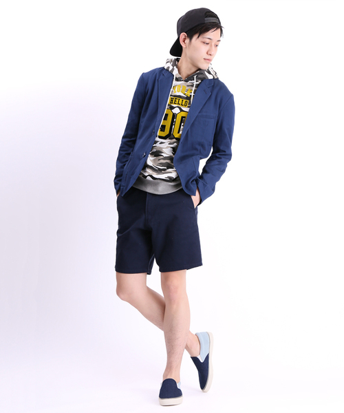 WEGO（ウィゴー）の「WEGO/コットンレーヨンテーラードジャケット（テーラードジャケット・メンズ・グリーン系その他/ネイビー/ワイン・LARGE/MEDIUM）」の15枚目の写真