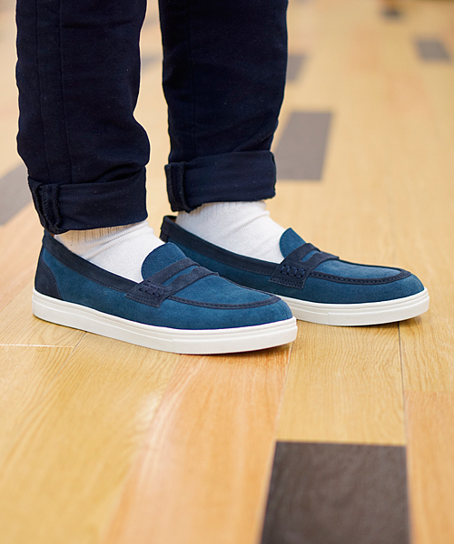 PADRONE（パドローネ）の「COIN LOAFER (ARCOLLETTA PADRONE)（その他シューズ・メンズ・ブラック/ネイビー/キャメル・26.5cm/27.5cm/25.5cm）」の3枚目の写真