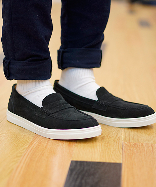 PADRONE（パドローネ）の「COIN LOAFER (ARCOLLETTA PADRONE)（その他シューズ・メンズ・ブラック/ネイビー/キャメル・26.5cm/27.5cm/25.5cm）」の2枚目の写真