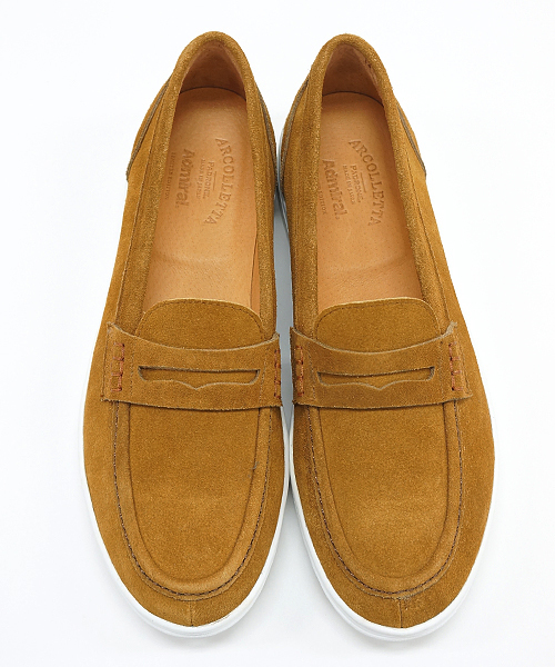 PADRONE（パドローネ）の「COIN LOAFER (ARCOLLETTA PADRONE)（その他シューズ・メンズ・ブラック/ネイビー/キャメル・26.5cm/27.5cm/25.5cm）」の5枚目の写真