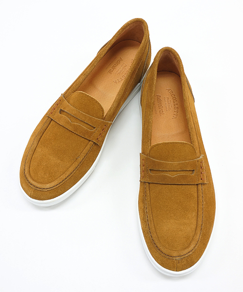 PADRONE（パドローネ）の「COIN LOAFER (ARCOLLETTA PADRONE)（その他シューズ・メンズ・ブラック/ネイビー/キャメル・26.5cm/27.5cm/25.5cm）」の12枚目の写真