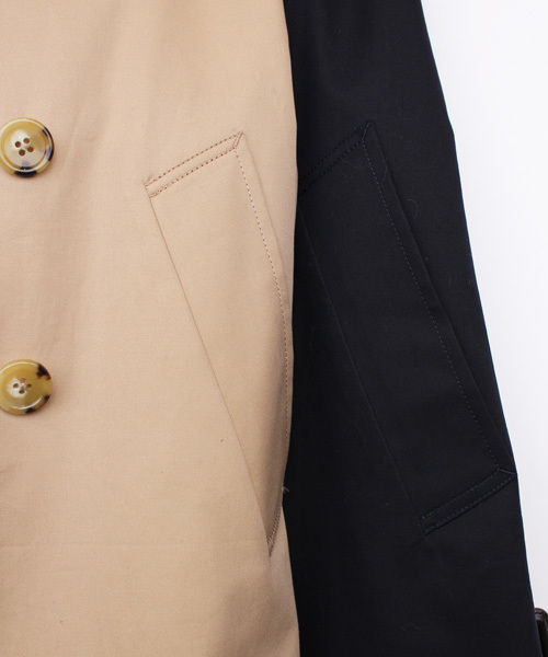 BEAUTY&YOUTH UNITED ARROWS（ビューティーアンドユースユナイテッドアローズ）の「BYTF ∵60/2 ミドルトレンチコート　§◆（トレンチコート・レディース・ベージュ/ネイビー/その他1・SMALL/MEDIUM）」の16枚目の写真