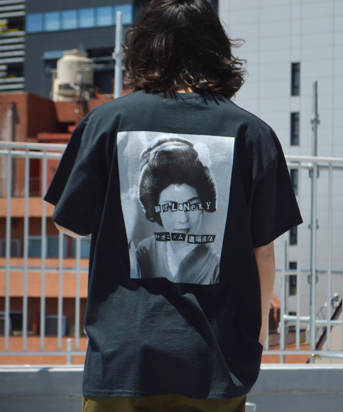 ROOPTOKYO（ループトウキョウ）の「LONELY(論理）/ロンリー ANARCHY IN THE JAPANESE MAIKO TEE（Tシャツ/カットソー・メンズ・ホワイト/ブラック/パープル・M/L/XL）」の2枚目の写真