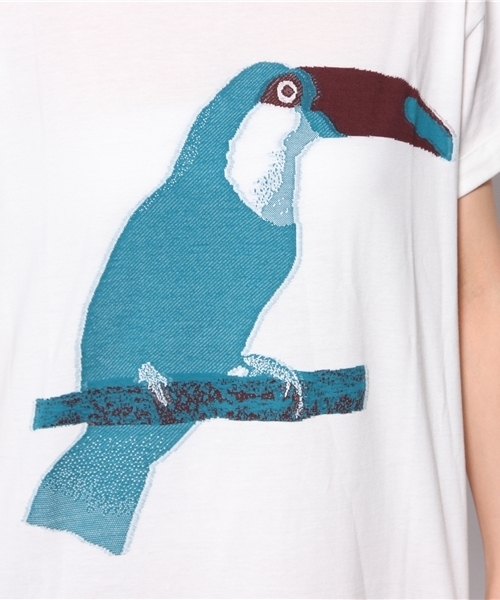 nitca(ニトカ)の「インターシャジャガード T-OP(ワンピース・レディース・ホワイト/キナリ/サックスブルー/ネイビー・FREE)」の7枚目の写真