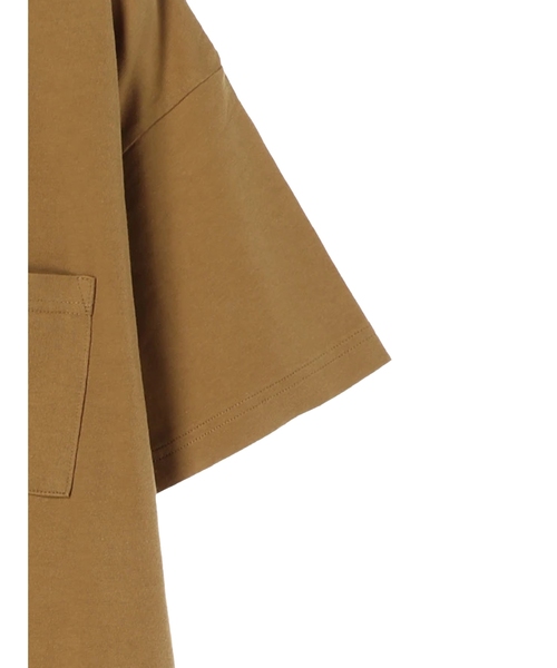 CRAFT STANDARD BOUTIQUE(クラフトスタンダードブティック)の「OE天竺クルーネック半袖カットワンピース●(ワンピース・レディース・チャコールグレー/ブルー/グリーン/ホワイト系その他/マスタード・M/L)」の13枚目の写真