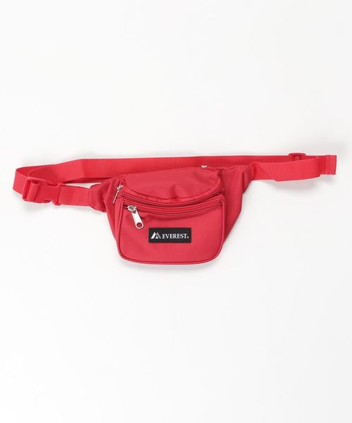 EVEREST（エベレスト）の「EVEREST Signature Waist Pack-Standard（ボディバッグ/ウエストポーチ・レディース・ホワイト/ブラック/パープル/レッド/ピンク/ターコイズブルー/ライトグリーン・FREE）」の7枚目の写真