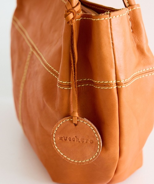 zucchero ズッケロ バッグ レディース 本革 マチ広 バケツ型 肩掛け