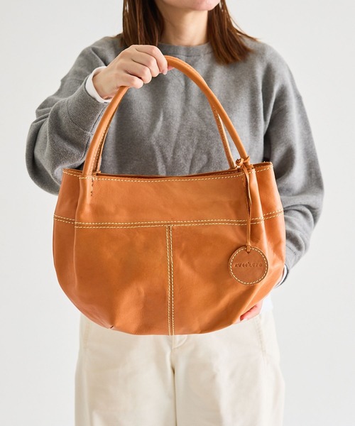 zucchero ズッケロ バッグ レディース 本革 マチ広 バケツ型 肩掛け