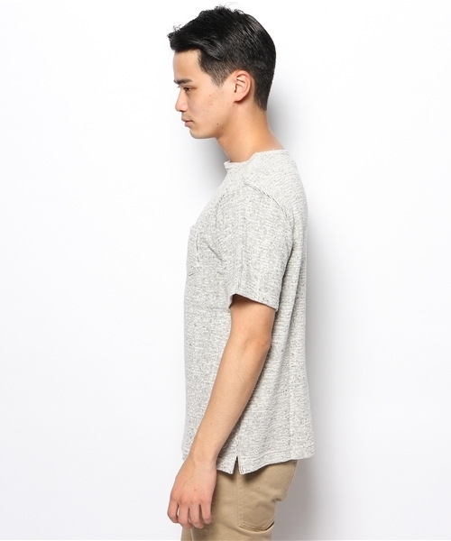 BEAMS T（ビームスティー）の「BEAMS T / インレイジャカード ボートネック（Tシャツ/カットソー・メンズ・ホワイト/ミント・MEDIUM/SMALL/LARGE）」の4枚目の写真