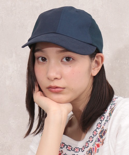 チチカカ(チチカカ)の「切替えキャップ(キャップ・レディース・ベージュ/ネイビー/レッド・FREE)」の3枚目の写真