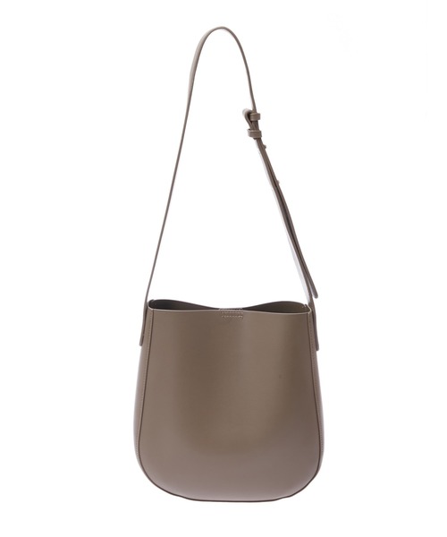 Edit Sheen（エディットシーン）の「ポーチ付きプレーンサークルシルエットショルダー（ショルダーバッグ・レディース・ブラック/グレイッシュベージュ・FREE）」の5枚目の写真