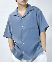 Starting Over | ルーズシルエット リラックス無地 半袖オープンカラーポケットシャツ/レディース メンズ(シャツ/ブラウス)