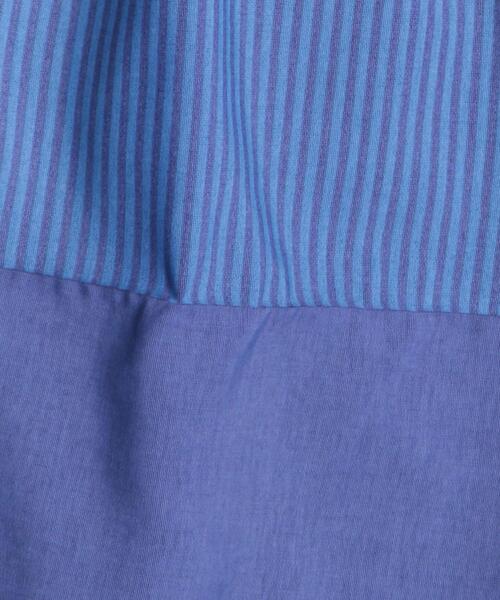 green label relaxing（グリーンレーベルリラクシング）の「〔UVカット〕〔撥水加工〕ソリッド×ストライプ ショートパンツ（その他パンツ・キッズ・コバルトブルー/マスタード・115/105/135/125）」の13枚目の写真