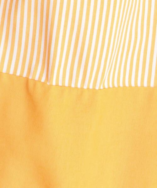 green label relaxing（グリーンレーベルリラクシング）の「〔UVカット〕〔撥水加工〕ソリッド×ストライプ ショートパンツ（その他パンツ・キッズ・コバルトブルー/マスタード・115/105/135/125）」の15枚目の写真