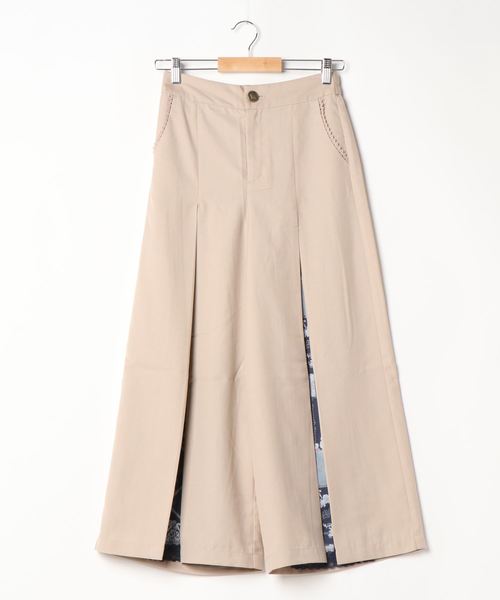 axes femme（アクシーズファム）の「スカーフ切替ワイドパンツ（その他