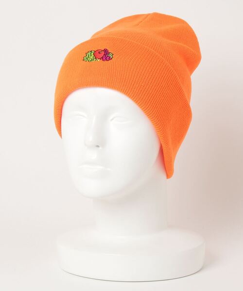 FRUIT OF THE LOOM(フルーツオブザルーム)の「FRUIT OF THE LOOM SIMPLE KNIT CAP(ニットキャップ/ビーニー・レディース・ブラック/パープル/ブラウン/グレー/レッド/オレンジ/ミント・FREE)」の12枚目の写真
