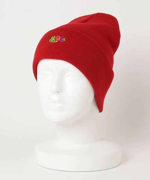 FRUIT OF THE LOOM(フルーツオブザルーム)の「FRUIT OF THE LOOM SIMPLE KNIT CAP(ニットキャップ/ビーニー・レディース・ブラック/パープル/ブラウン/グレー/レッド/オレンジ/ミント・FREE)」の13枚目の写真
