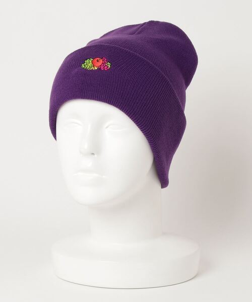 FRUIT OF THE LOOM(フルーツオブザルーム)の「FRUIT OF THE LOOM SIMPLE KNIT CAP(ニットキャップ/ビーニー・レディース・ブラック/パープル/ブラウン/グレー/レッド/オレンジ/ミント・FREE)」の16枚目の写真