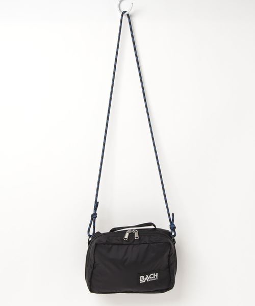 YARD PLUS(ヤードプリュス)の「BACH 260D Baby Rip Nylon Accessorie Bag(ショルダーバッグ・メンズ・ブラック×ブルー・FREE)」の2枚目の写真