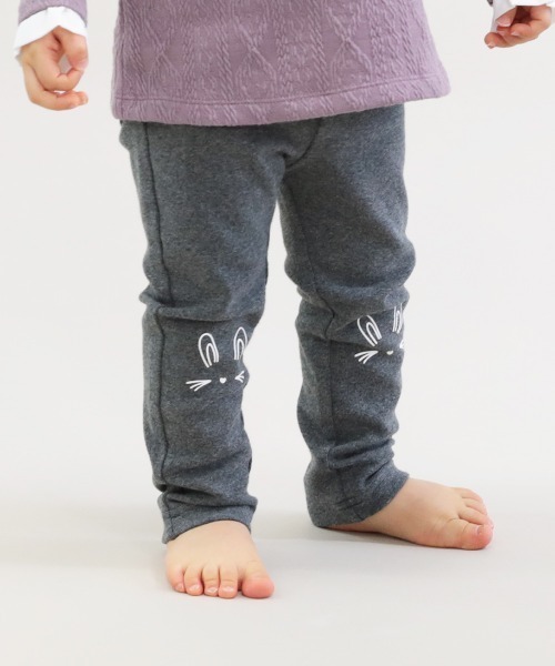 devirock（デビロック）の「ウルトラストレッチアニマル10分丈パンツ（その他パンツ・キッズ・ブルーグレー/カーキ/モカ/ヘザーチャコール/ネイビー/スモークピンク/パープル系その他/ブラック/ベージュ/ブラウン系その他・70cm/120cm/110cm/100cm/80ｃｍ/90cm）」の3枚目の写真