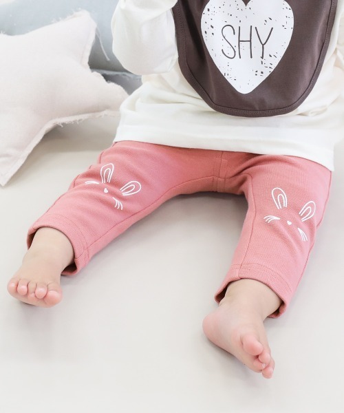 devirock（デビロック）の「ウルトラストレッチアニマル10分丈パンツ（その他パンツ・キッズ・ブルーグレー/カーキ/モカ/ヘザーチャコール/ネイビー/スモークピンク/パープル系その他/ブラック/ベージュ/ブラウン系その他・70cm/120cm/110cm/100cm/80ｃｍ/90cm）」の10枚目の写真