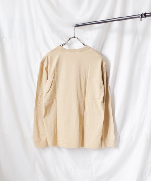 Naked Rust and other POEMS（ネイキッドラストアンドアザーポエムス）の「《Naked Rust and other POEMS》手書きプリント　長袖カットソー（Tシャツ/カットソー・レディース・ブラック/ホワイト/ベージュ・LARGE/MEDIUM）」の6枚目の写真