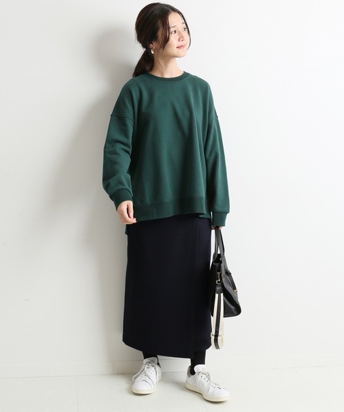 セール】ウォッシャブルフラノラップスカート【手洗い可能