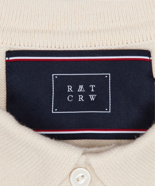 ROMANTIC CROWN（ロマンティッククラウン）の「【ROMANTIC CROWN】MODERN LAUREL KNITTED POLO SHIRTS / ロマンティッククラウン ローレル ニット ポロシャツ（ポロシャツ・メンズ・スカイブルー/ライトグリーン/オートミール・SMALL/MEDIUM/LARGE/X-LARGE）」の20枚目の写真