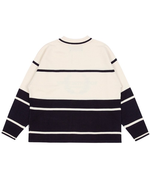 ROMANTIC CROWN（ロマンティッククラウン）の「【ROMANTIC CROWN】MODERN LAUREL KNITTED POLO SHIRTS / ロマンティッククラウン ローレル ニット ポロシャツ（ポロシャツ・メンズ・スカイブルー/ライトグリーン/オートミール・SMALL/MEDIUM/LARGE/X-LARGE）」の16枚目の写真