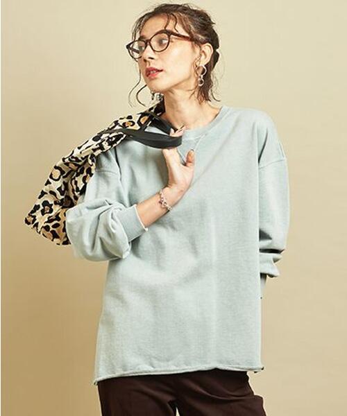 BEAUTY&YOUTH UNITED ARROWS(ビューティーアンドユースユナイテッドアローズ)の「by ※∴ピグメントスウェットプルオーバー ◆(スウェット・レディース・ダークグレー/モカ/シャーベット/ライム・FREE)」の3枚目の写真