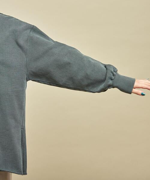 BEAUTY&YOUTH UNITED ARROWS(ビューティーアンドユースユナイテッドアローズ)の「by ※∴ピグメントスウェットプルオーバー ◆(スウェット・レディース・ダークグレー/モカ/シャーベット/ライム・FREE)」の12枚目の写真