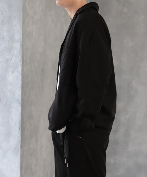CREARE -LINO-（クレアーレリノ）の「サイドZIPオーバーサイズCPOジャケット<セットアップ可>（ブルゾン・メンズ・オフホワイト/ブラック・M/L）」の13枚目の写真