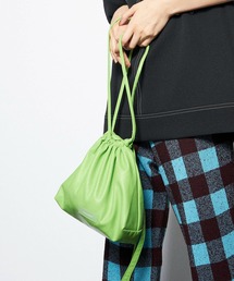 MAISON SPECIAL | ヴィーガンレザー2WAY巾着スモールバッグ【MAISON SPECIAL/メゾンスペシャル】(ショルダーバッグ)